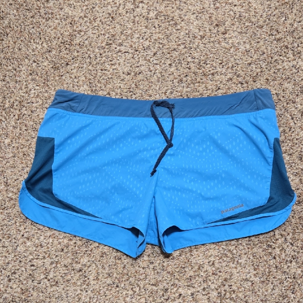 Patagonia Blue Athletic Running Shorts